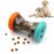 Aelflane Treat Dispensing Puzzle Toys for Small Dogs,Interactive Chase Toys,Perfect Alternative to Slow Feeder Dog Bowls to Improves Pets Digestion,Barbell-Shaped Dog Toys