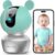 VIMTAG Baby Monitor, 4K/8MP 360° Pan/Tilt Indoor 2.4G WiFi Camera for Pet/Dog/Home Security with Phone App/2-Way Audio/Night Vision, Human/Sound/Motion Detection, Support Alexa/Up to 512G TF Card