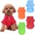 KINGMAS 4 Pieces Dog T-Shirt, Breathable Pet Shirts, Puppy Sweatshirt Dog Clothes Outfit Apparel Coats for Small Medium Dogs Cats (Blue, Green, Red, Orange) – X-Small