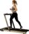 Sunny Health & Fitness Slim Foldable Treadmill Fully Assembled, 17.7″ x 49″ Non-Slip Running Surface, 2.5 HP Motor, Speeds up to 8 MPH, Shock-Absorption, Device Holder, Digital Monitor, & Easy Storage