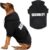 Dog Hoodie Security Dog Sweater Soft Brushed Fleece Dog Clothes Dog Hoodie Sweatshirt with Pocket Dog Sweaters for Large Dogs(XL),Black