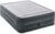 INTEX 64417ED Dura-Beam Deluxe Comfort-Plush High-Rise Air Mattress: Fiber-Tech – Queen Size – Built-in Electric Pump – 22in Bed Height – 600lb Weight Capacity,Grey