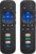 (Pack of 2) Replacement Remote Control Only for Roku TV, Compatible for TCL Roku/Hisense Roku/Onn Roku/Philips Roku Smart TVs(Not for Stick and Box)