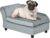 PawHut Luxury Fancy Dog Bed for Small Dogs with Hidden Storage, Small Dog Couch with Soft 2″ Foam, Dog Sofa Bed, Cushy Dog Bed, Modern Pet Furniture for Puppies and Little Breeds, Gray