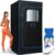 Portable Steam Sauna, Portable Sauna for Home, Sauna Tent Sauna Box with 2.6L Steamer, Remote Control, Folding Chair, 9 Levels, 2.6’ x 2.6’ x 5.9’