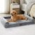 BFPETHOME Dog Beds for Large Dogs, Orthopedic Dog Bed for Medium Large Dogs,Big Waterproof Couch Dog Pet Bed with Removable Washable Cover