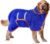 Bienbee Dog Bathrobe, Quick Drying Dog Robe Super Absorbent Dog Towels for Drying Dogs, Warm Keeping Dog Robes for After Bath Dogs Bath Supplies Dark Blue XL