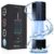 Echo Go+ Hydrogen Water Bottle – Water Ionizer Up to 4.5PPM – SPE & PEM Hydrogen Water Generator – Alternative to Hydrogen Water Pitcher – Black Hydrogenated Water Bottle