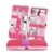 Teamkio 18pcs Manicure Set Pedicure Nail Clippers Set Travel Hygiene Kit Stainless Steel Professional Cutter Care Set Scissor Tweezer Knife Ear Pick Tools Grooming Kits with Leather Case