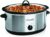 Crock-Pot 7 Quart Oval Manual Slow Cooker, Stainless Steel (SCV700-S-BR), Versatile Cookware for Large Families or Entertaining