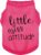 Personality-Packed Canine Attire: Soft, Lightweight Dog Clothes Featuring The Bold ‘Little Miss Attitude’ Slogan Print, Perfect for Small and Medium Dogs Rose Red Medium