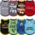 8 Pieces Dog Shirts Printed Clothes with Funny Letters Summer Cool Puppy Shirts Breathable Outfit Soft Dog Sweatshirt for Pet Cats (Classic Pattern,Medium)